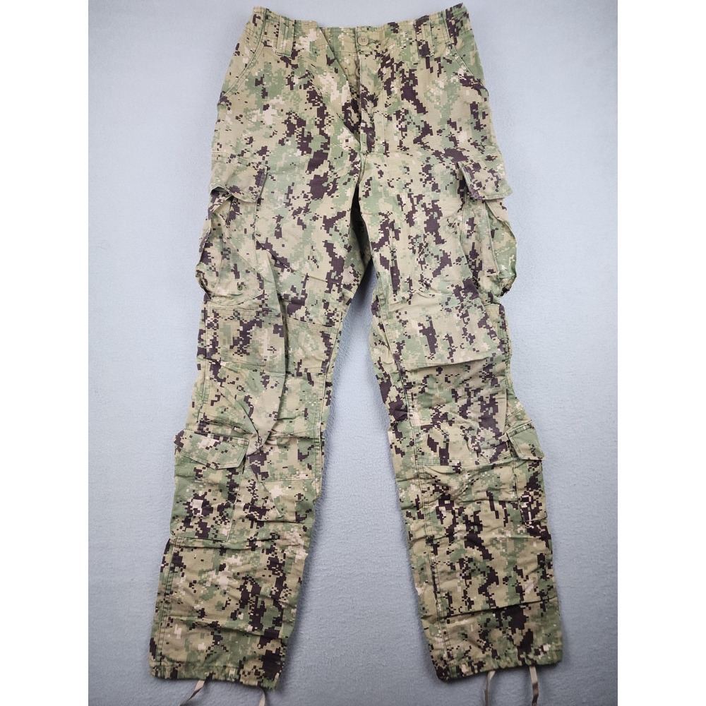 Bluewater Defense Pants Mens S 29x33 Green Navy NWU Type III Camo Cargo Workwear